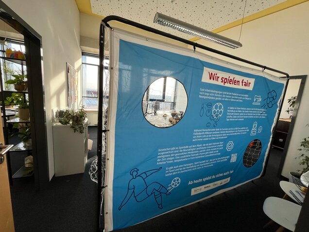 Torwandplane von vorne